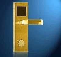 Cina Emas Kartu Elektronik Kunci Pintu Rumah Berdiri Sendiri Keycard Lock L5118-M1 pemasok
