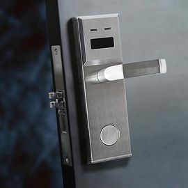 Cina ANSI Mortise Rfid Kunci Pintu Hotel RFID MIFARE Technology Baterai AA pemasok