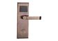 L1100QGH Kunci Pintu Hotel Teknologi RFID MIFARE Terlibat Gratis Saat Mengunci pemasok